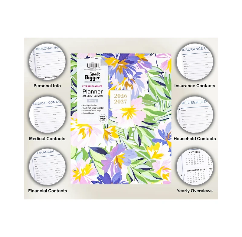 See It Bigger Large Monthly Planner
