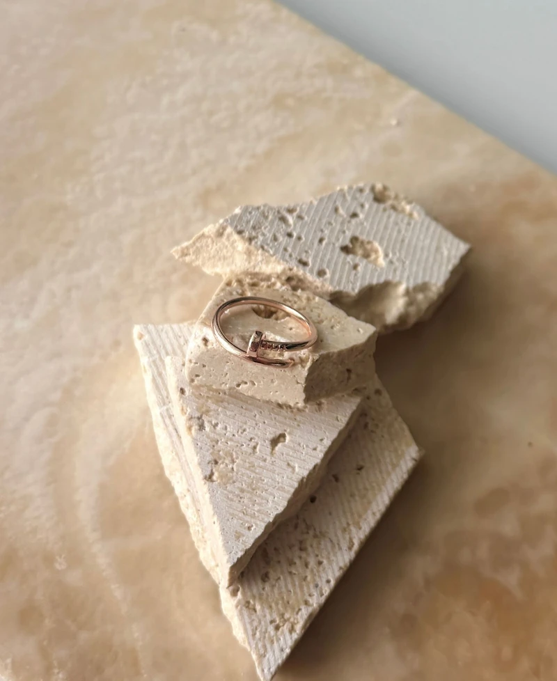 Adornia Silver Nail Ring