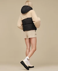 Ugg Women's Mykah Braid Trim Raglan Sleeve Puffer Jacket