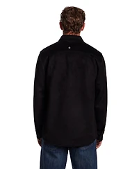 Weatherproof Vintage Men's Faux Suede Overshirt