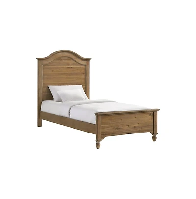 Westwood Design Highland Farmhouse Wood Complete Twin Bed in Sand Dune Brown