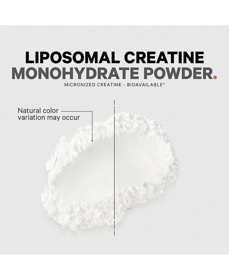 Codeage Liposomal Creatine Powder Supplement, Pure Creatine Monohydrate 5000mg, Pre Workout & Post Workouts