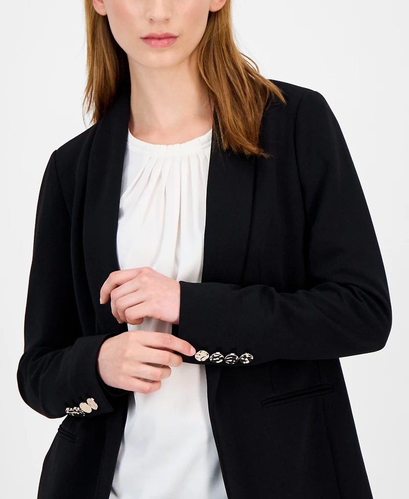 Anne Klein Women's Shawl-Collar Open-Front Blazer