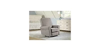 Westwood Design Savannah Fabric Power Glider and Recliner in Platinum Gray
