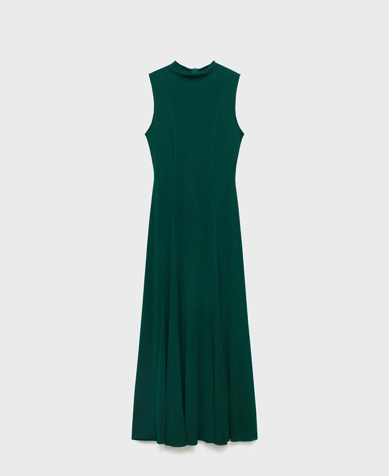 Mango Women's Midi Godet Dress