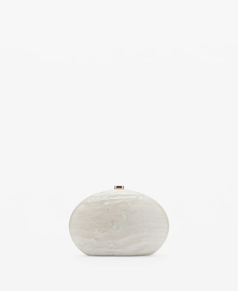 Mango Women's Oval Clutch Bag