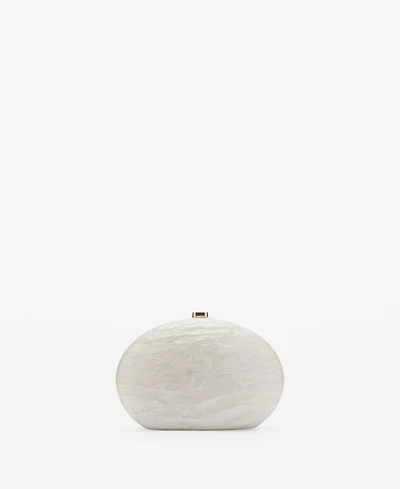 Mango Women's Oval Clutch Bag