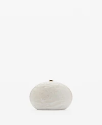 Mango Women's Oval Clutch Bag