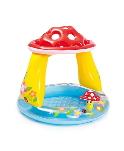 Intex Inflatable Mushroom Water Play Center Kiddie Baby Swimming Pool Ages 1-3