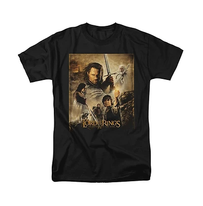 Logovision Men's Lord of The Rings Rotk Poster T Shirt