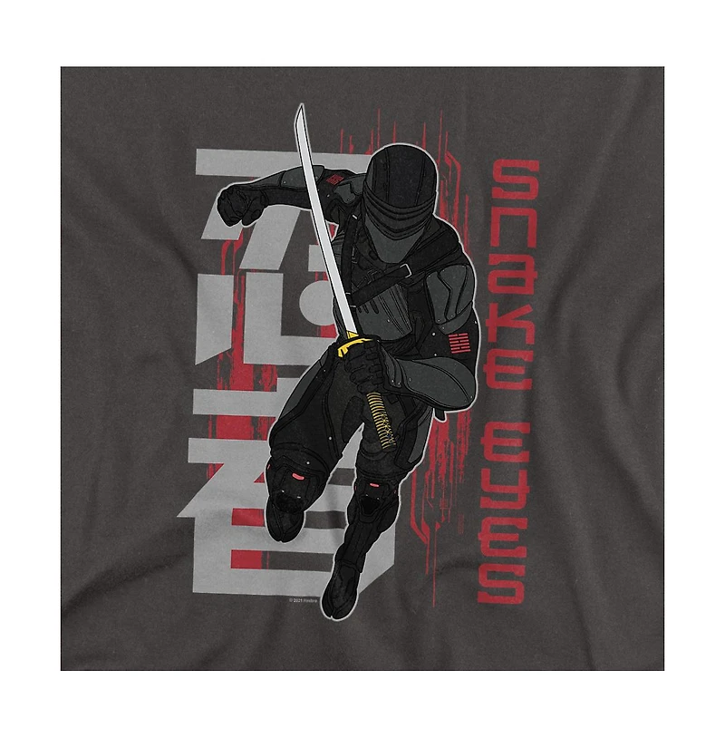 Logovision Men's Snake Eyes G.i. Joe Origins Sword T Shirt