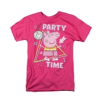 Logovision Men's Peppa Pig Disco Party Time T Shirt