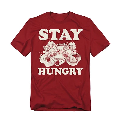 Logovision Men's Hungry Hippos Always Stay T Shirt