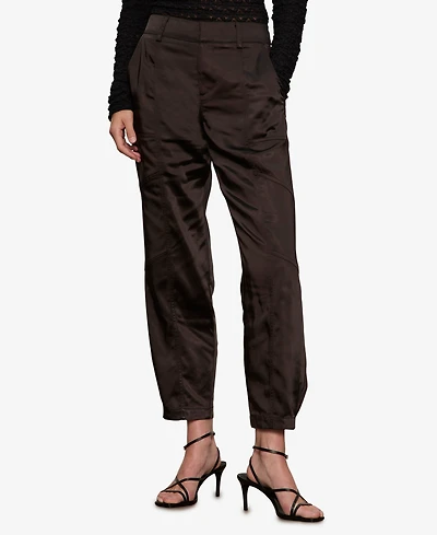 Sanctuary Women's Sahara Satin Tapered Pants