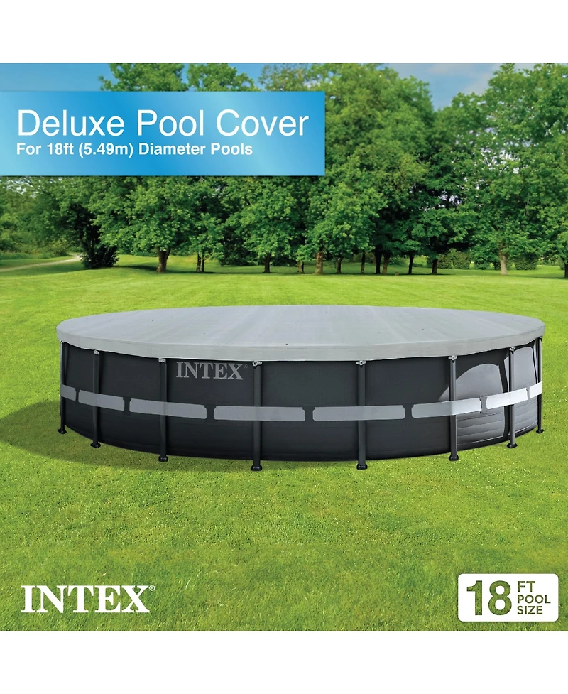 Intex 18' Round Debris Cover for Intex Ultra Frame Swimming Pools, Uv Resistant