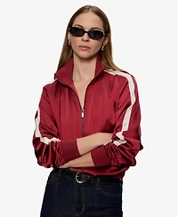 Sanctuary Women's Long Sleeve Satin Track Jacket