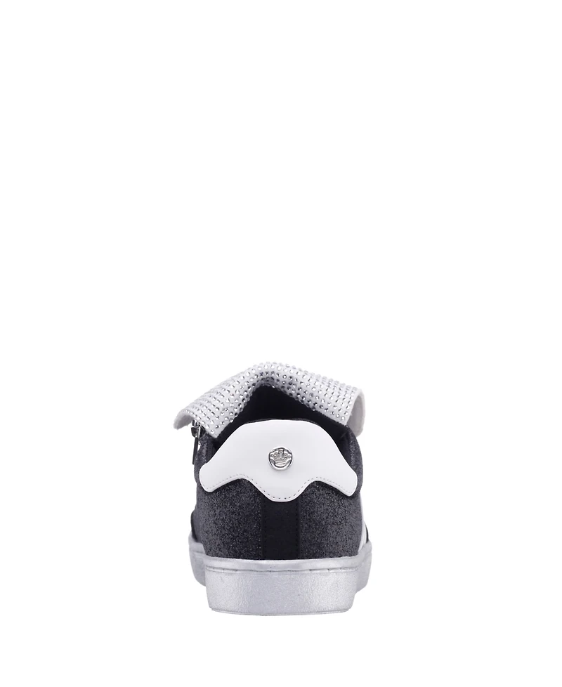 Nina Little and Big Girls Glitter Low Top Sneakers