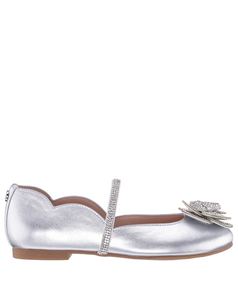 Nina Little and Big Girls Izzy Metallic Ballet Dress Shoe