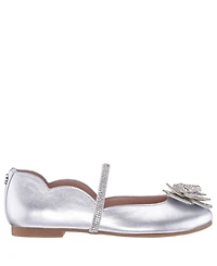 Nina Little and Big Girls Izzy Metallic Ballet Dress Shoe