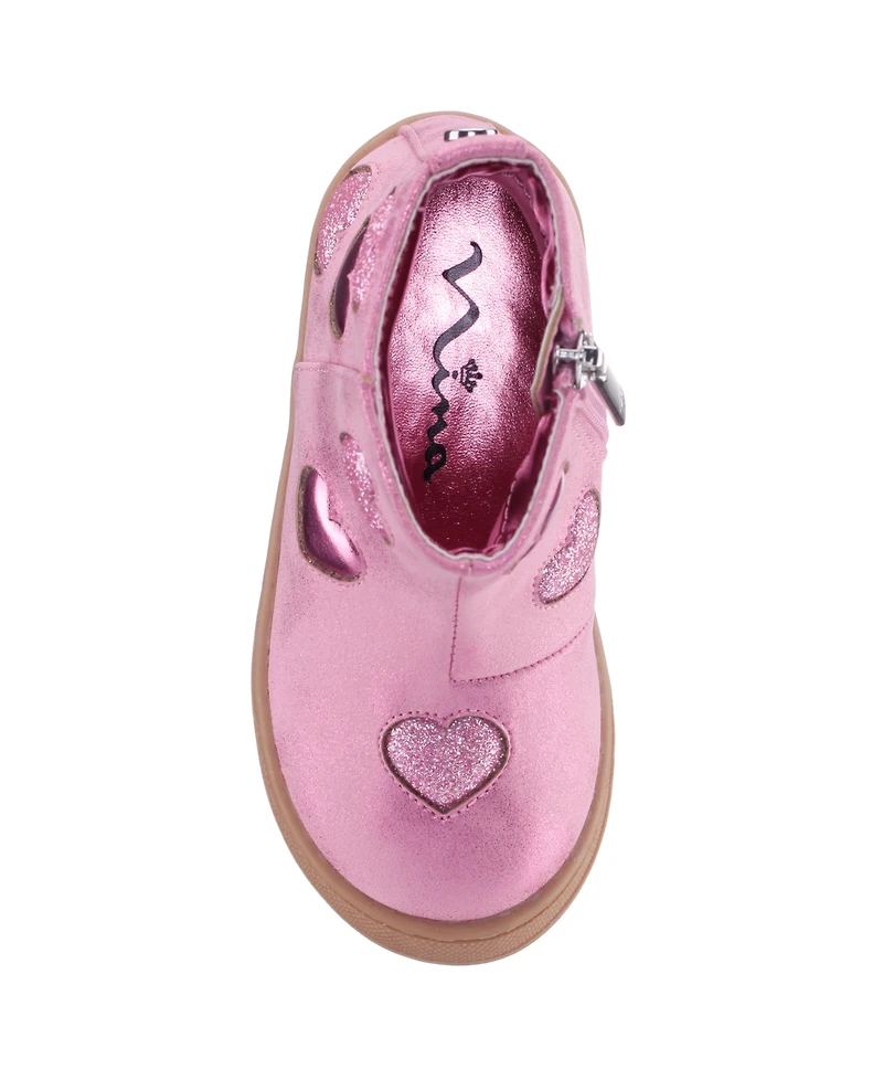 Nina Little and Big Girls Mena Round Toe Boots