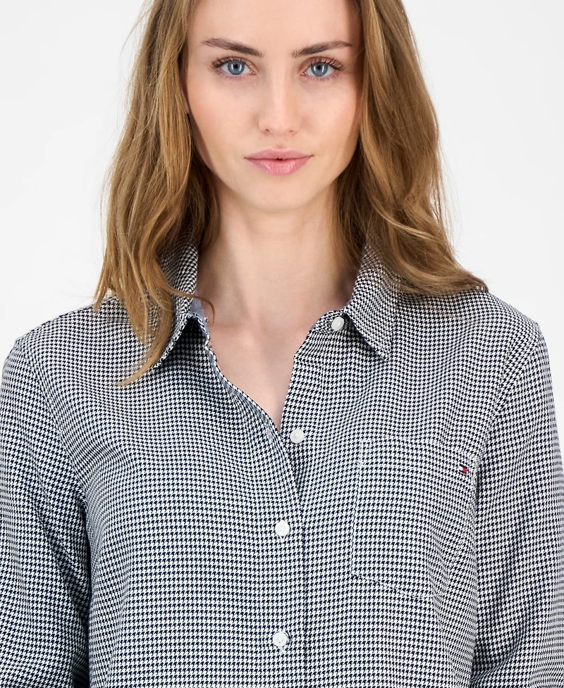 Tommy Hilfiger Women's Coquette Check Cotton Shirt