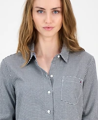 Tommy Hilfiger Women's Coquette Check Cotton Shirt