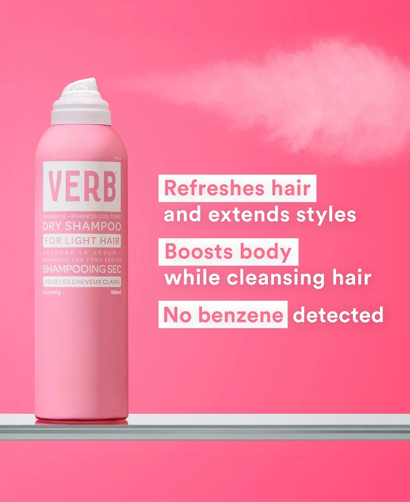 Verb Light Jumbo Dry Shampoo, 10 oz.