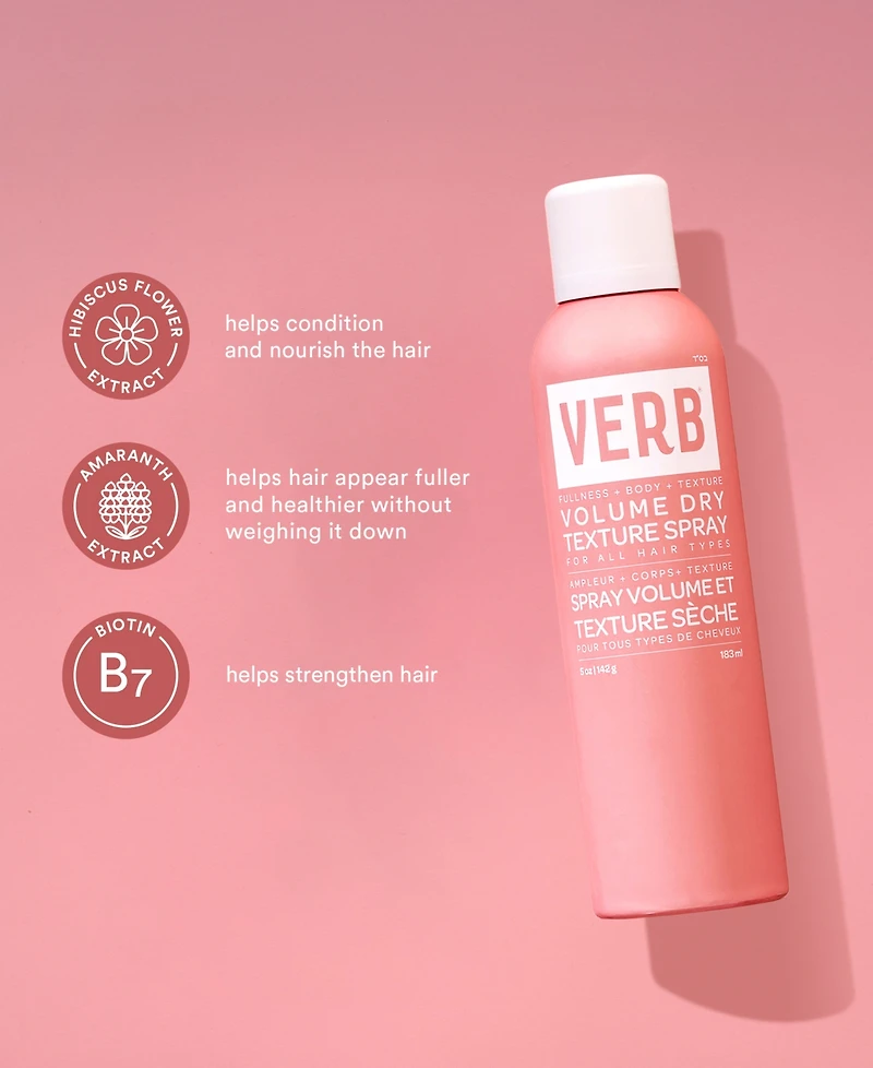 Verb Volume Dry Texture Jumbo Spray, 10 oz.