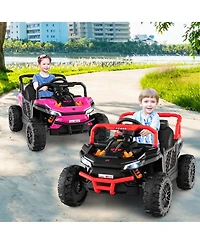 12V Kids Ride on Truck with Parental Remote 3 Speeds & Reverse Forward Function