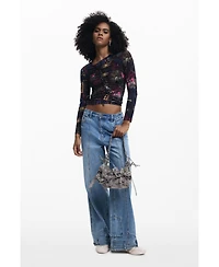 Desigual Women's Small bag with butterfly appliques