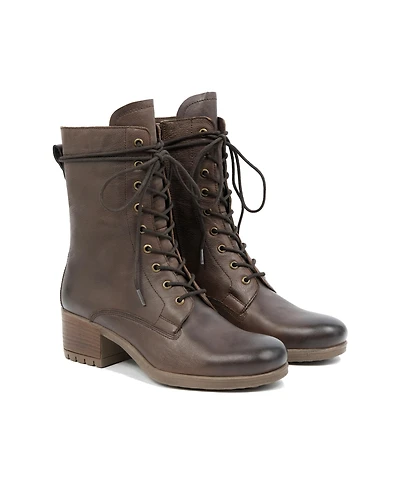 Block Heel Derby Boot