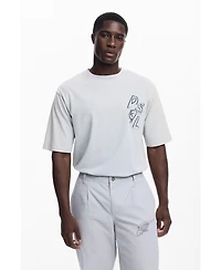 Desigual Men's Tailored long trousers with embroidery