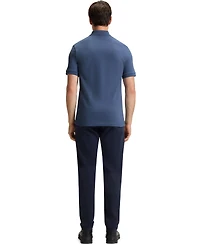 Boss by Hugo Men's Slim-Fit Stretch-Cotton Logo Patch Polo Shirt