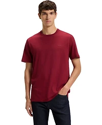 Boss by Hugo Men's Slub-Cotton Logo Detail T-Shirt