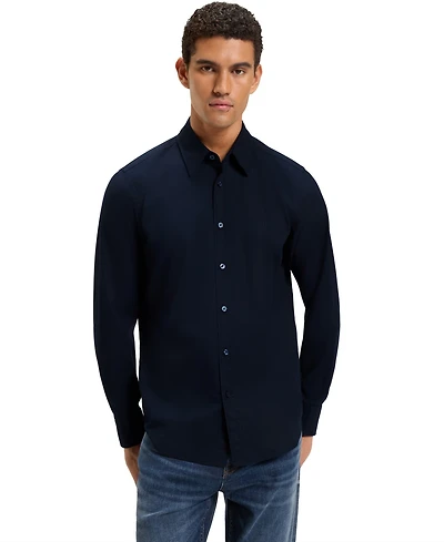 Boss by Hugo Men's Stretch-Cotton Regular-Fit Dress Shirt