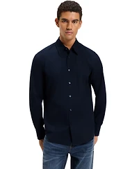 Boss by Hugo Men's Stretch-Cotton Regular-Fit Dress Shirt