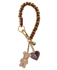 Steve Madden Boxed Rhinestone Heart and Bear Charms