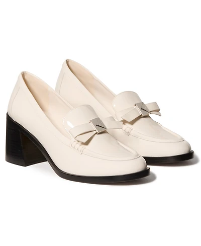 kate spade new york Women's Decorative Bow Block Heel Loafers