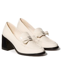 kate spade new york Women's Decorative Bow Block Heel Loafers