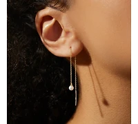 Ana Luisa Pearl Threader Earrings - Abrielle