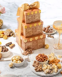 Bonnie & Pop Holiday Copper Gift Tower, 3 Boxes
