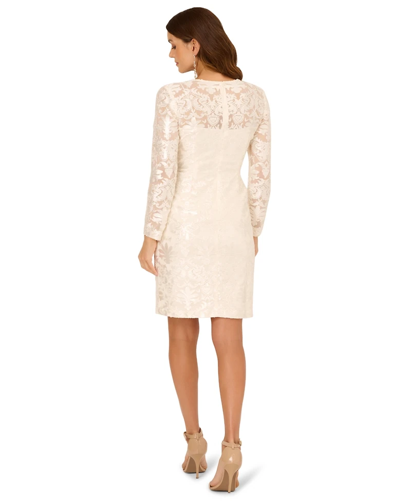 Adrianna Papell Women's Lace Detail Dress