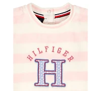 Tommy Hilfiger Baby Girls 2-Piece Top and Joggers Set