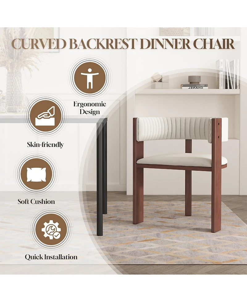 Wooden dining chairs set of 2 room chair for kitchen, home, living room,