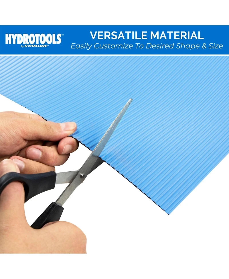 Hydrotools by Swimline Protective Ribbed Ladder Mat/In-Pool Step Pad, 9" x 36"