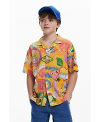 Desigual Boys's Short-sleeve shirt with stamps