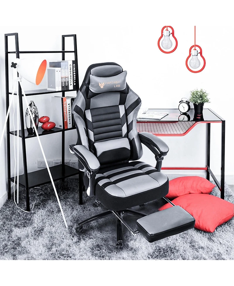 Boyel Living Seat Height Adjustable Swivel Racing Office Computer Ergonomic Video Game Chair