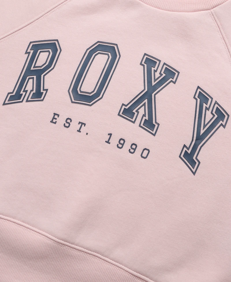 Roxy Girls 7-16 Collegiate Crewneck Sweatshirt
