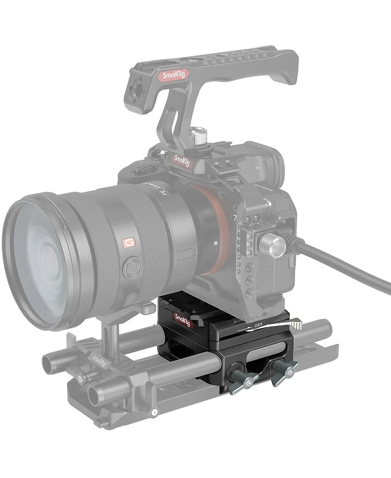 SmallRig 3067 Lightweight Baseplate with Dual 15mm Rod Clamp, Magnesium Alloy version