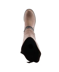 Spring Step Mangie Tall Boot with Extended Calf Zipper and Shock-Absorbing Sole